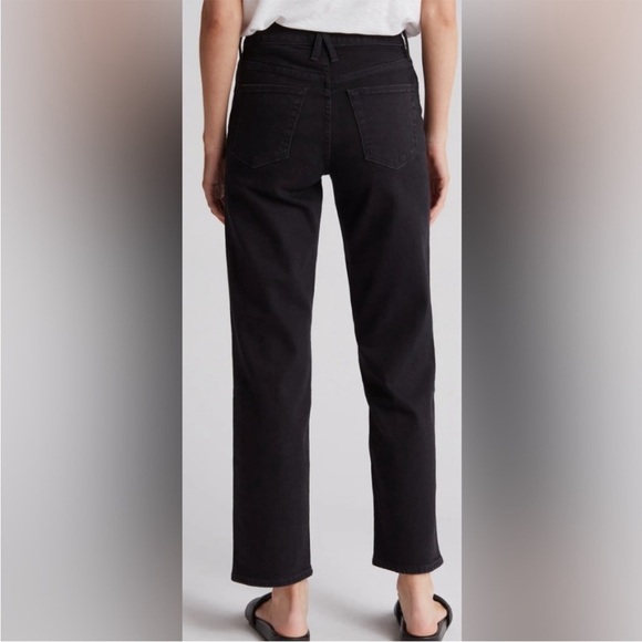 SLVRLAKE Sophie Straight Leg Jean Black Hidden Valley Wash Size 24 - Picture 3 of 9